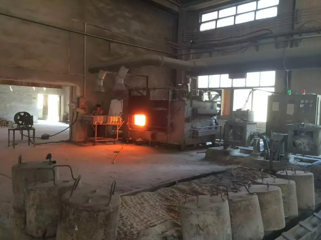 stainless steel investment casting process showing wax pattern, ceramic shell building, and final precision cast parts