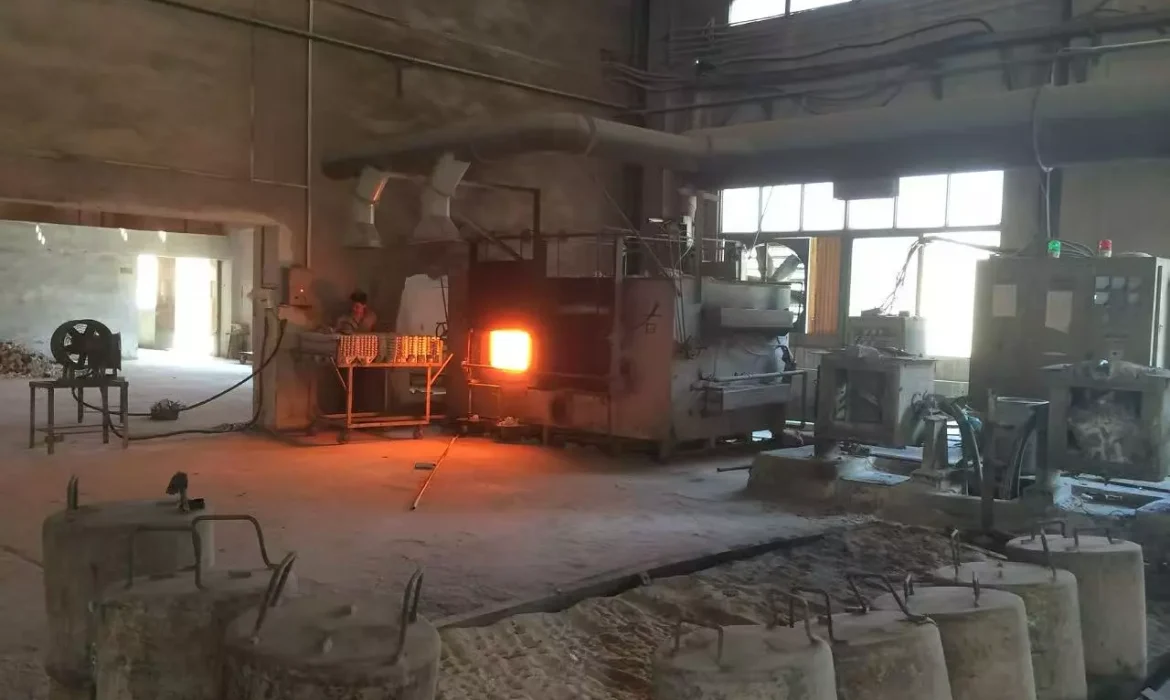 stainless steel investment casting process showing wax pattern, ceramic shell building, and final precision cast parts