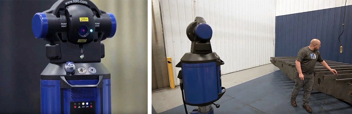 大型部品CNC加工設備のセットアップ