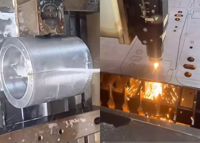 القطع بسلك EDM واللحام بالليزر