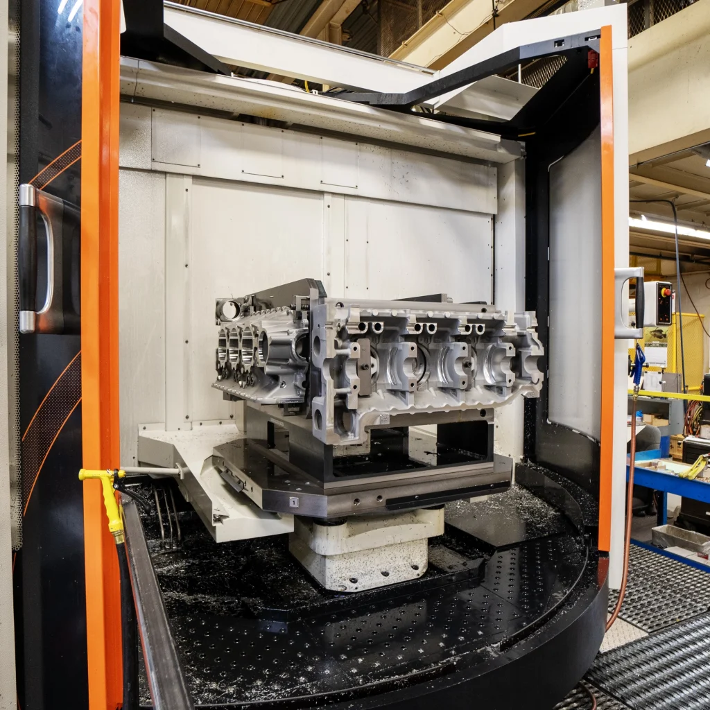 Servicios y capacidades de mecanizado de componentes grandes y pesados