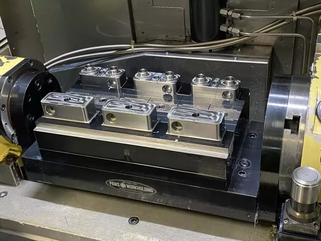 CNC milling workholding hydraulic vise