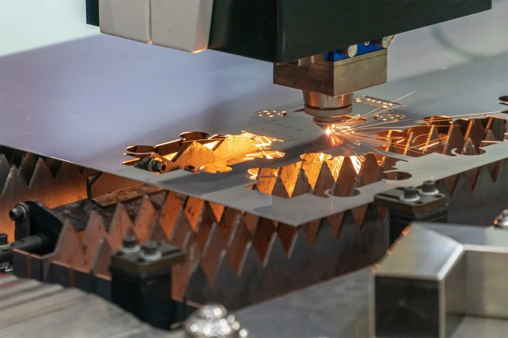 Thin Plate Multi-Hole Laser Cutting