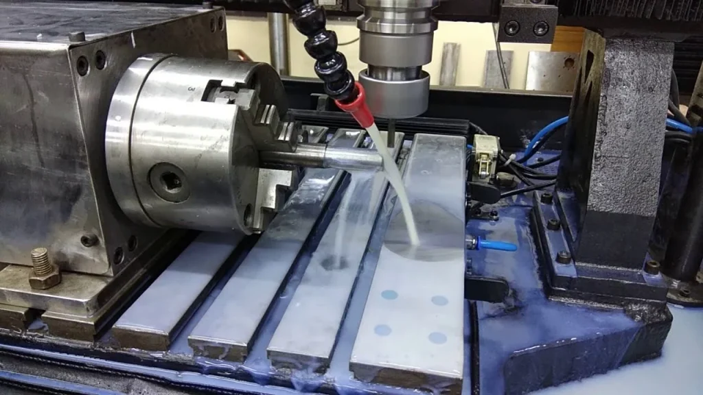 4th axis CNC machining center with rotary workholding