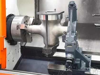 CNC machining oil and gas equipment components for industrial applications