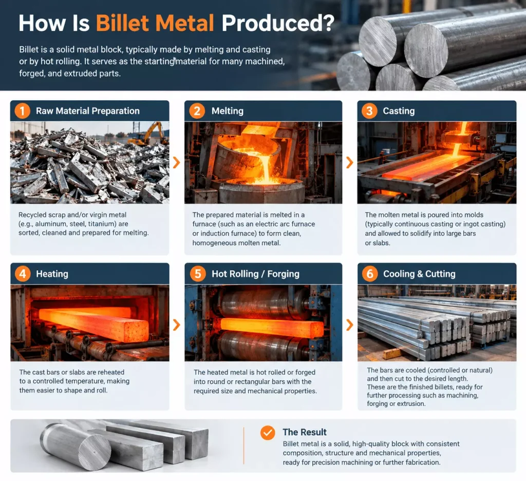 Billet Metal Production