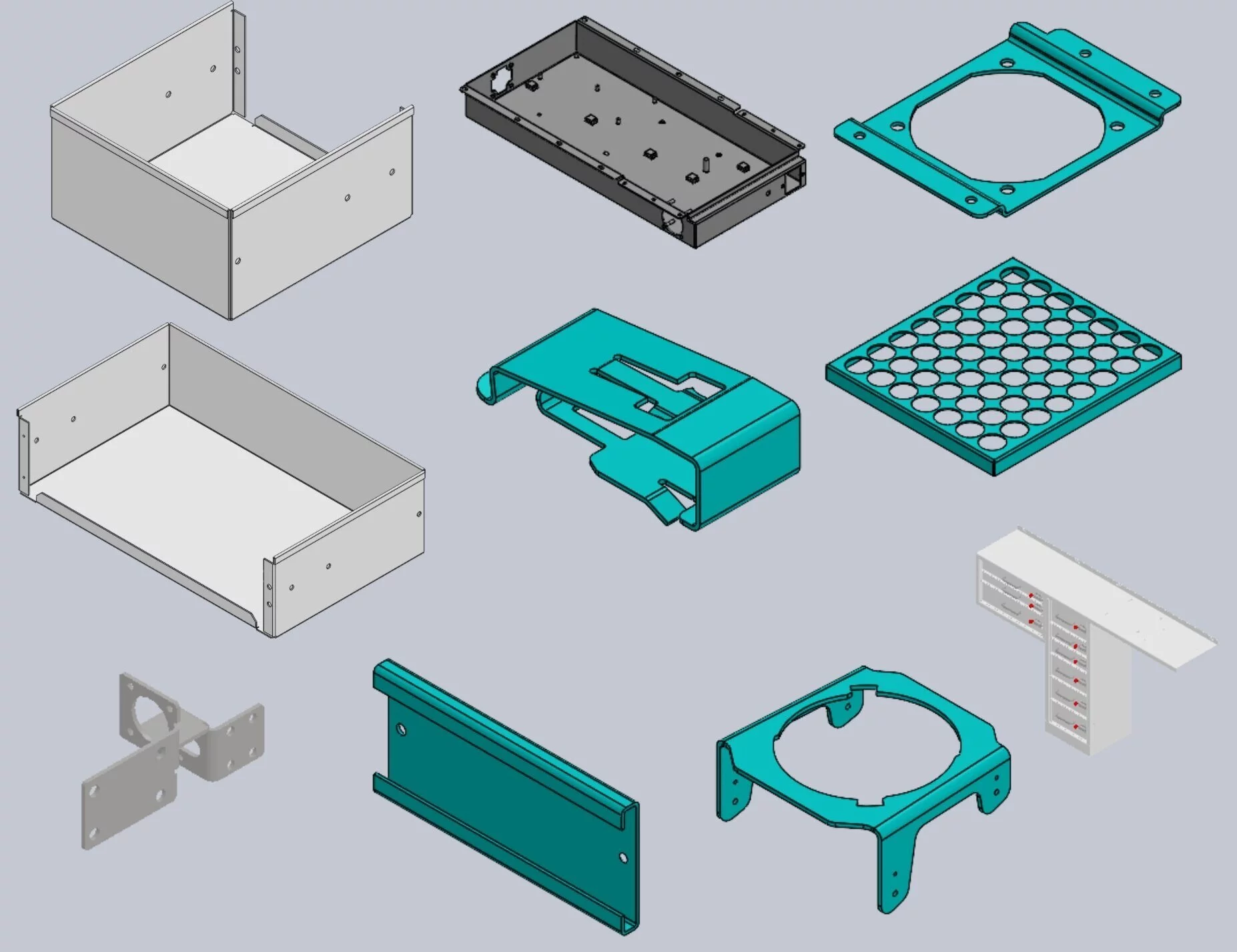 Sheet metal drawing and CAD review for prototype quotation