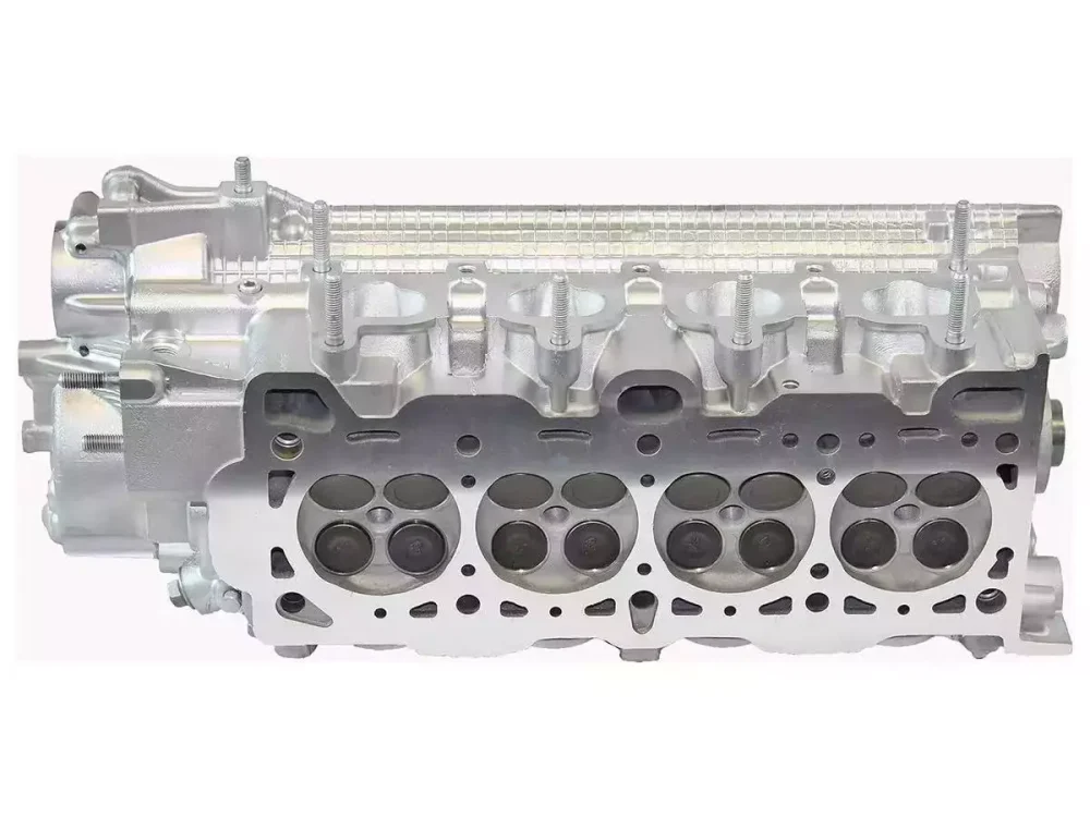 5 Axis CNC Precision Machining Automotive Aluminum Cylinder Head, Complex Intake Exhaust Port, Thin Wall Deformation Control